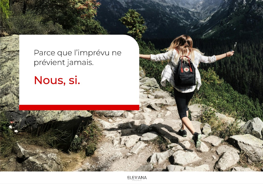 Elevana travel insurance campaign visual