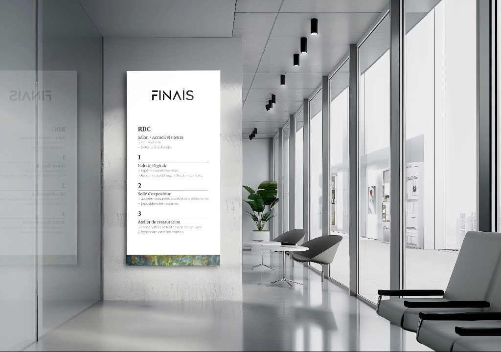 Finais directory sign in interior space