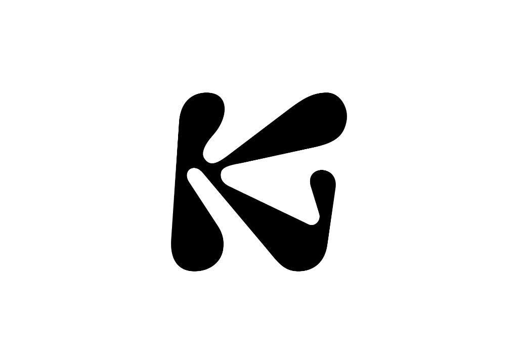 La Karma black symbol on a white background
