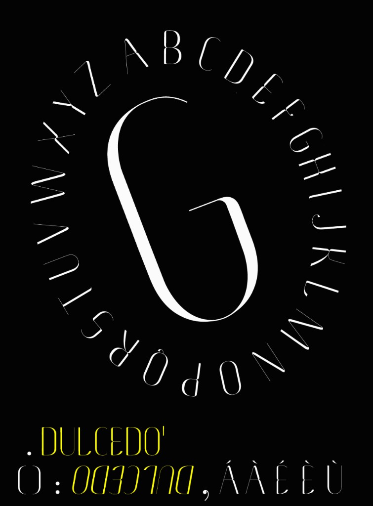Typography preview using Hugo Landais fonts